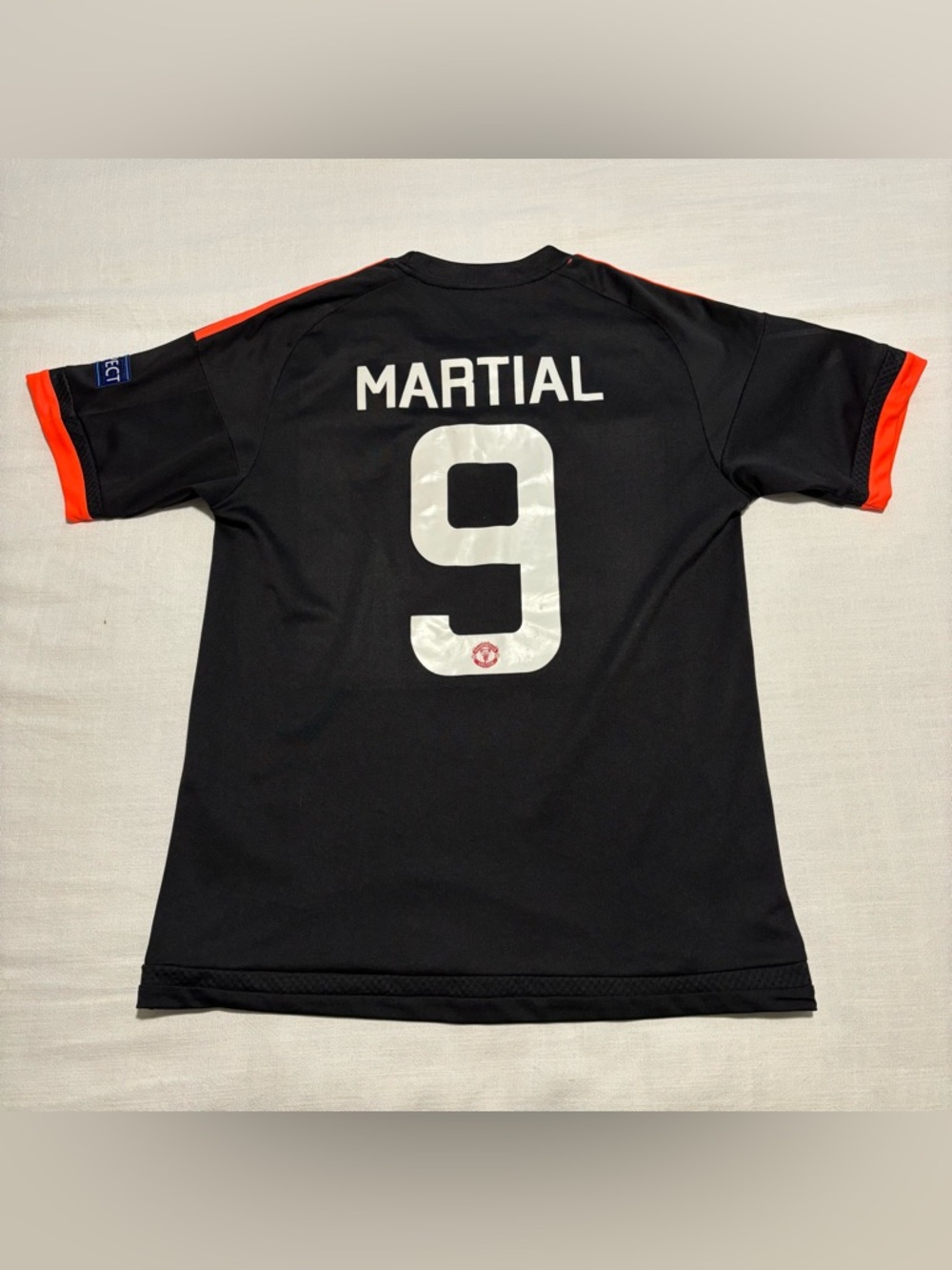 Adidas Manchester United Anthony Martial 2015/16 Soccer Jersey | Black | Medium - Picture 4 of 8